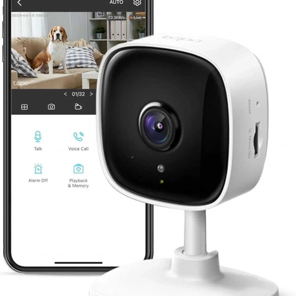 TP-Link White and Black Smart Camera Baby/pet Monitor